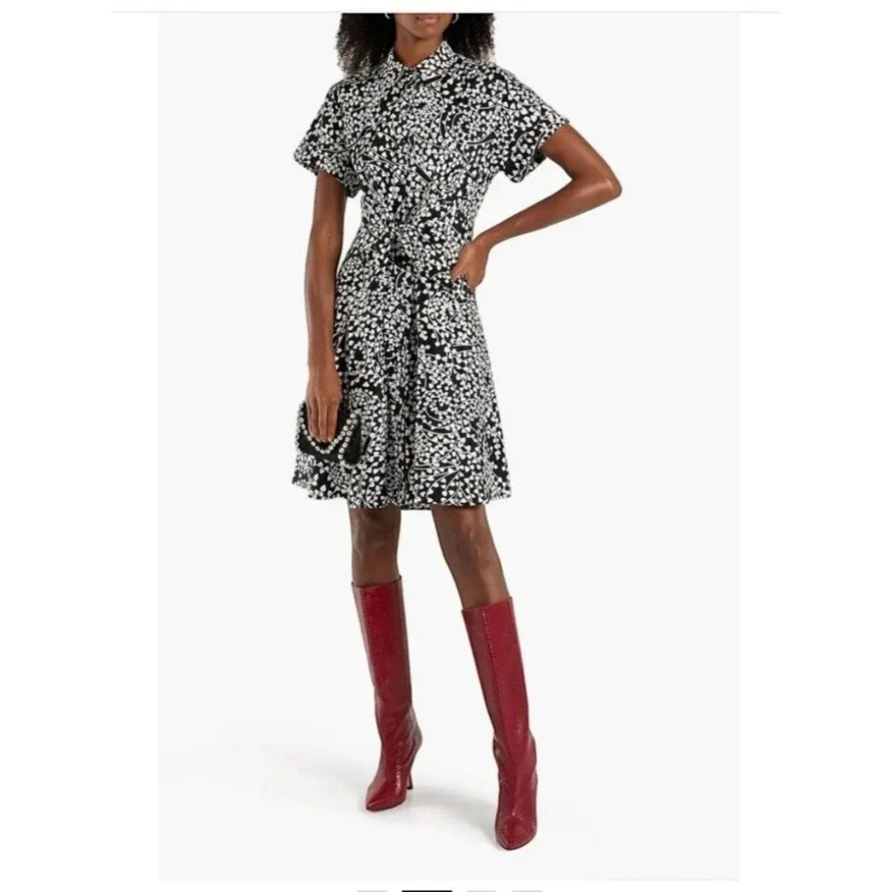 Diane Von Furstenberg DVF Women's Albus Print Dress Size 6